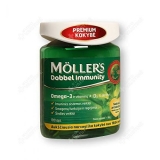 Mollers Žuvų Taukai Dobbel Immunity 100 kapsulių