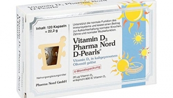 Pharma Nord D-PEARLS vitaminas D3, 80 kapsulių